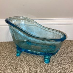 Bath and Bodyworks decorative glass bathtub